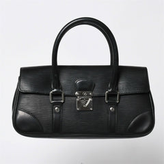 極美品 LOUIS VUITTON ルイ ヴィトン エピ ハンドバッグ セギュールPM M58822 ブラック シルバー金具 中古 4a009083