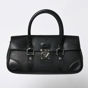 極美品 LOUIS VUITTON ルイ ヴィトン エピ ハンドバッグ セギュールPM M58822 ブラック シルバー金具 中古 4a009083