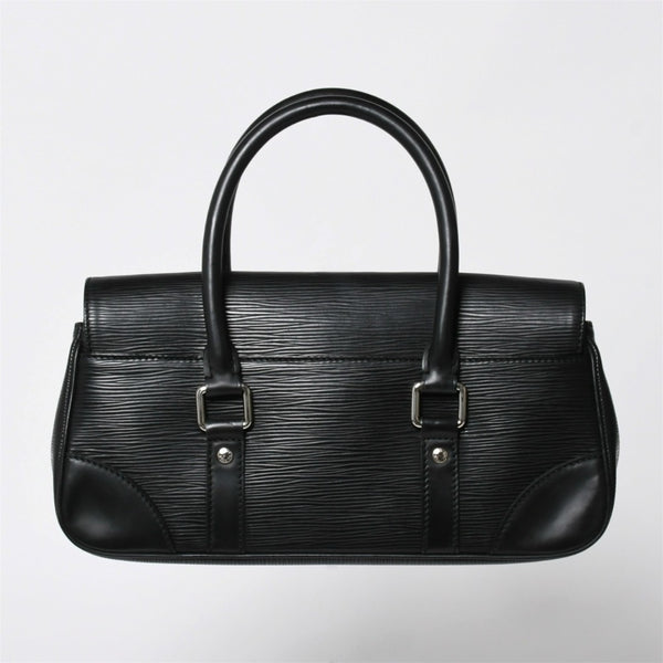 極美品 LOUIS VUITTON ルイ ヴィトン エピ ハンドバッグ セギュールPM M58822 ブラック シルバー金具 中古 4a009083