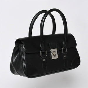 極美品 LOUIS VUITTON ルイ ヴィトン エピ ハンドバッグ セギュールPM M58822 ブラック シルバー金具 中古 4a009083