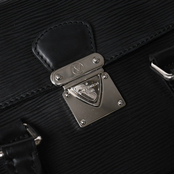 極美品 LOUIS VUITTON ルイ ヴィトン エピ ハンドバッグ セギュールPM M58822 ブラック シルバー金具 中古 4a009083
