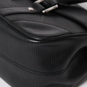 極美品 LOUIS VUITTON ルイ ヴィトン エピ ハンドバッグ セギュールPM M58822 ブラック シルバー金具 中古 4a009083