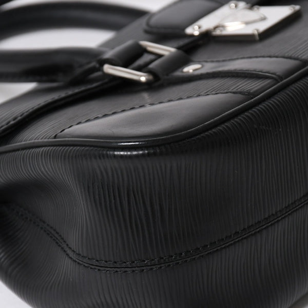 極美品 LOUIS VUITTON ルイ ヴィトン エピ ハンドバッグ セギュールPM M58822 ブラック シルバー金具 中古 4a009083