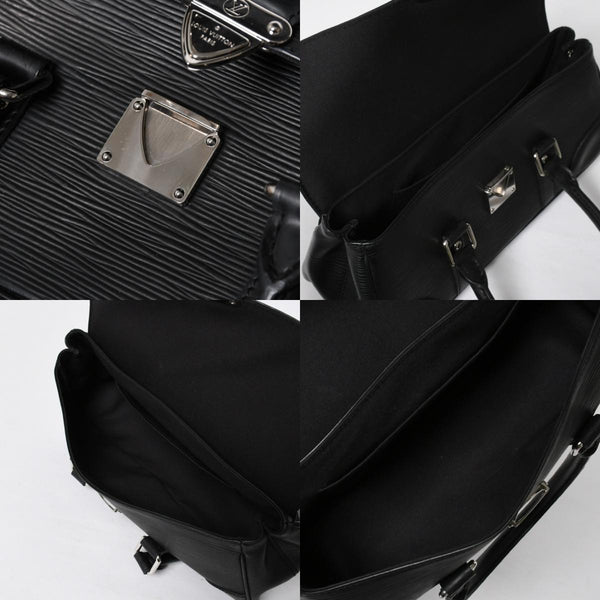 極美品 LOUIS VUITTON ルイ ヴィトン エピ ハンドバッグ セギュールPM M58822 ブラック シルバー金具 中古 4a009083