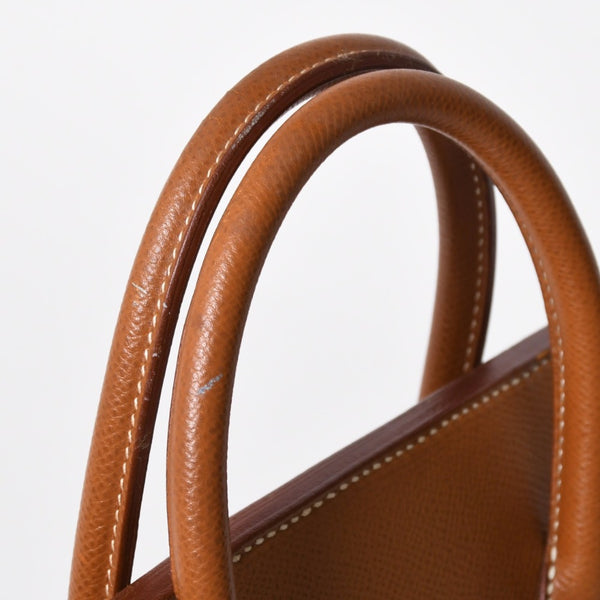 極美品 HERMES エルメス オータクロア32 ハンドバッグ 〇X刻印 ゴールド クシュベル ゴールド金具 内縫い 中古 4a009266