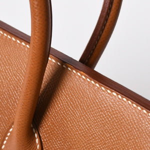 極美品 HERMES エルメス オータクロア32 ハンドバッグ 〇X刻印 ゴールド クシュベル ゴールド金具 内縫い 中古 4a009266