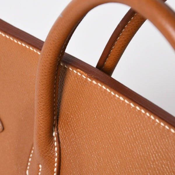 極美品 HERMES エルメス オータクロア32 ハンドバッグ 〇X刻印 ゴールド クシュベル ゴールド金具 内縫い 中古 4a009266