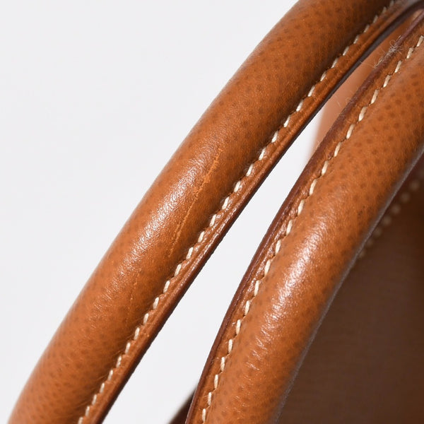 極美品 HERMES エルメス オータクロア32 ハンドバッグ 〇X刻印 ゴールド クシュベル ゴールド金具 内縫い 中古 4a009266