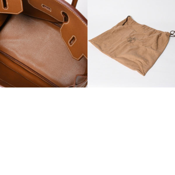 極美品 HERMES エルメス オータクロア32 ハンドバッグ 〇X刻印 ゴールド クシュベル ゴールド金具 内縫い 中古 4a009266