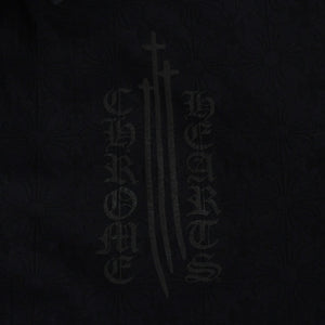 新品未使用 CHROME HEARTS クロムハーツ JKT M RIGGINS FBRC コーチジャケット サイズL CHアイチャート クロスボール ブラック 中古 4a009143