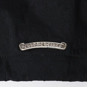 新品未使用 CHROME HEARTS クロムハーツ JKT M RIGGINS FBRC コーチジャケット サイズL CHアイチャート クロスボール ブラック 中古 4a009143