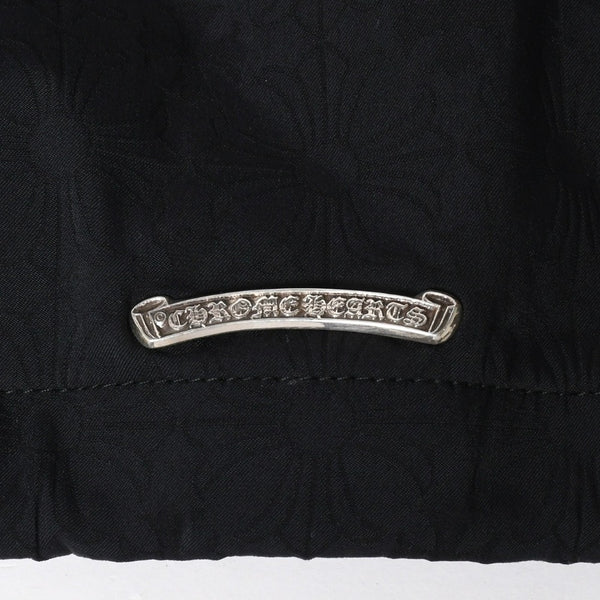 新品未使用 CHROME HEARTS クロムハーツ JKT M RIGGINS FBRC コーチジャケット サイズL CHアイチャート クロスボール ブラック 中古 4a009143