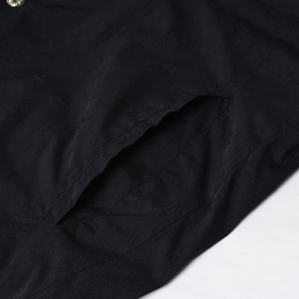 新品未使用 CHROME HEARTS クロムハーツ JKT M RIGGINS FBRC コーチジャケット サイズL CHアイチャート クロスボール ブラック 中古 4a009143