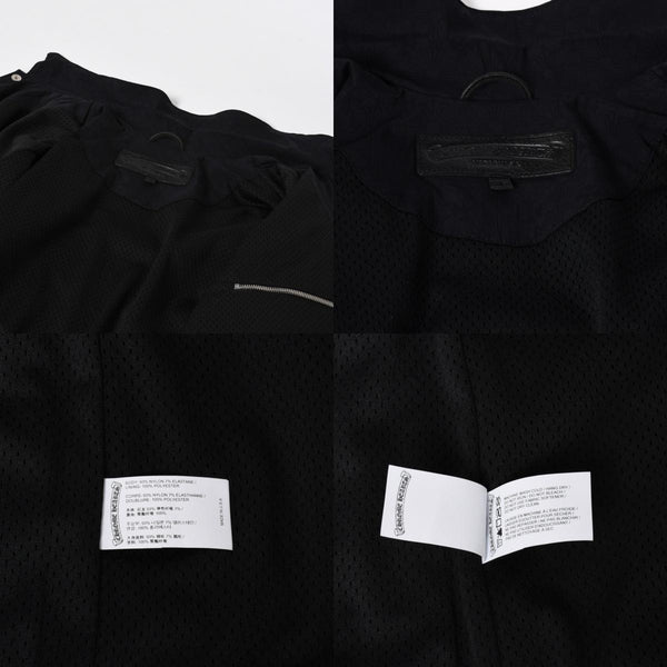 新品未使用 CHROME HEARTS クロムハーツ JKT M RIGGINS FBRC コーチジャケット サイズL CHアイチャート クロスボール ブラック 中古 4a009143