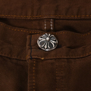 極美品 CHROME HEARTS クロムハーツ Levi's 501xx リーバイス 501xx セメタリークロスパッチ デニムパンツ サイズ36 26パッチ 中古 4a009340