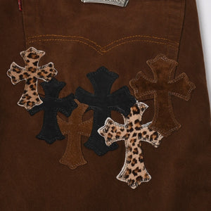 極美品 CHROME HEARTS クロムハーツ Levi's 501xx リーバイス 501xx セメタリークロスパッチ デニムパンツ サイズ36 26パッチ 中古 4a009340