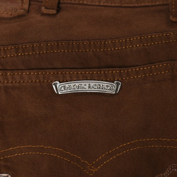 極美品 CHROME HEARTS クロムハーツ Levi's 501xx リーバイス 501xx セメタリークロスパッチ デニムパンツ サイズ36 26パッチ 中古 4a009340
