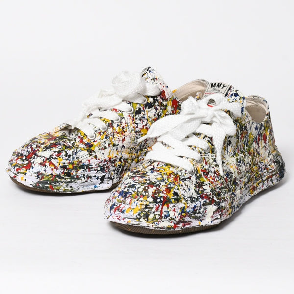 Like New MAISON MIHARA YASUHIRO PETERSON 23 SPUTTERING LOW Sneakers A14FW725 Multicolor, Size 45, Used, 4a009251