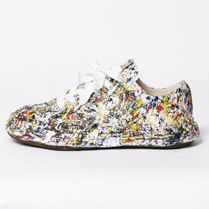 Like New MAISON MIHARA YASUHIRO PETERSON 23 SPUTTERING LOW Sneakers A14FW725 Multicolor, Size 45, Used, 4a009251
