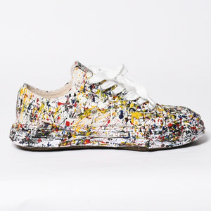Like New MAISON MIHARA YASUHIRO PETERSON 23 SPUTTERING LOW Sneakers A14FW725 Multicolor, Size 45, Used, 4a009251