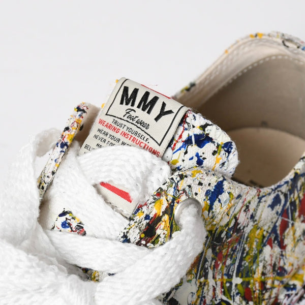 Like New MAISON MIHARA YASUHIRO PETERSON 23 SPUTTERING LOW Sneakers A14FW725 Multicolor, Size 45, Used, 4a009251