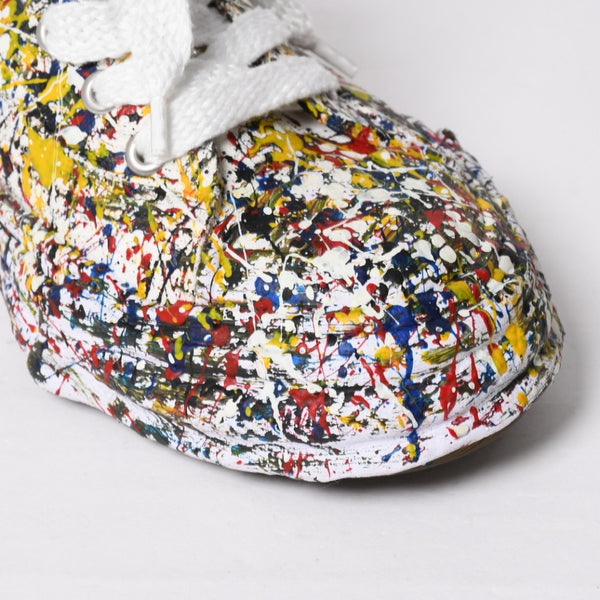 Like New MAISON MIHARA YASUHIRO PETERSON 23 SPUTTERING LOW Sneakers A14FW725 Multicolor, Size 45, Used, 4a009251