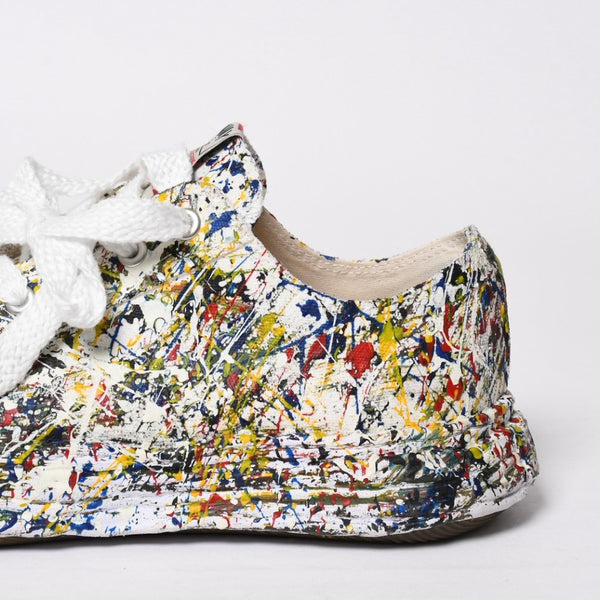 Like New MAISON MIHARA YASUHIRO PETERSON 23 SPUTTERING LOW Sneakers A14FW725 Multicolor, Size 45, Used, 4a009251