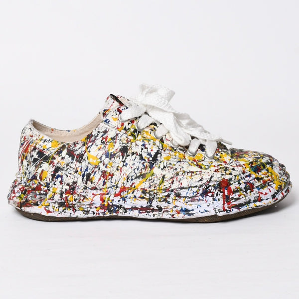 Like New MAISON MIHARA YASUHIRO PETERSON 23 SPUTTERING LOW Sneakers A14FW725 Multicolor, Size 45, Used, 4a009251