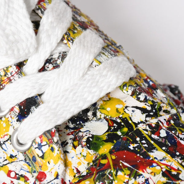 Like New MAISON MIHARA YASUHIRO PETERSON 23 SPUTTERING LOW Sneakers A14FW725 Multicolor, Size 45, Used, 4a009251