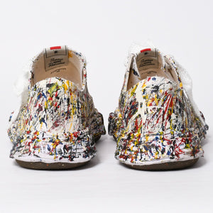 Like New MAISON MIHARA YASUHIRO PETERSON 23 SPUTTERING LOW Sneakers A14FW725 Multicolor, Size 45, Used, 4a009251