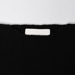 新品同様 CHROME HEARTS クロムハーツ CASHMERE CROSS PATCH SWEATER カシミヤ クロスパッチ セーター ONE SIZE 68-112 中古 4a009289