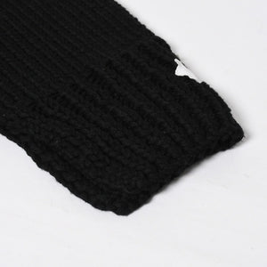 新品同様 CHROME HEARTS クロムハーツ CASHMERE CROSS PATCH SWEATER カシミヤ クロスパッチ セーター ONE SIZE 68-112 中古 4a009289