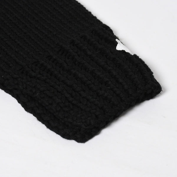 新品同様 CHROME HEARTS クロムハーツ CASHMERE CROSS PATCH SWEATER カシミヤ クロスパッチ セーター ONE SIZE 68-112 中古 4a009289