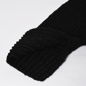 新品同様 CHROME HEARTS クロムハーツ CASHMERE CROSS PATCH SWEATER カシミヤ クロスパッチ セーター ONE SIZE 68-112 中古 4a009289