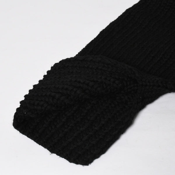 新品同様 CHROME HEARTS クロムハーツ CASHMERE CROSS PATCH SWEATER カシミヤ クロスパッチ セーター ONE SIZE 68-112 中古 4a009289