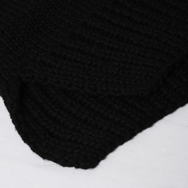 新品同様 CHROME HEARTS クロムハーツ CASHMERE CROSS PATCH SWEATER カシミヤ クロスパッチ セーター ONE SIZE 68-112 中古 4a009289