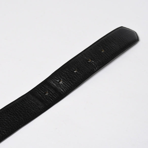 CHROME HEARTS クロムハーツ BLT ROLLER 3PC ローラーベルト サイズ36 ブラック レザー シルバー925 美品 中古 4a009356