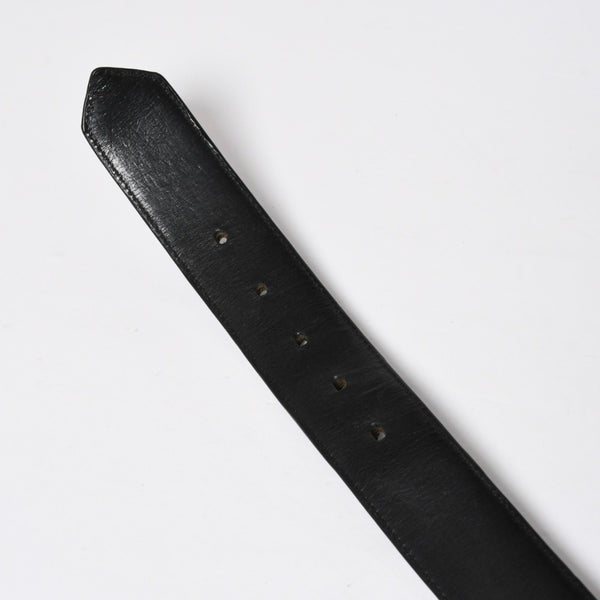 CHROME HEARTS クロムハーツ BLT ROLLER 3PC ローラーベルト サイズ36 ブラック レザー シルバー925 美品 中古 4a009356