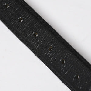 CHROME HEARTS クロムハーツ BLT ROLLER 3PC ローラーベルト サイズ40 ブラック レザー シルバー925 美品 中古 4a009357