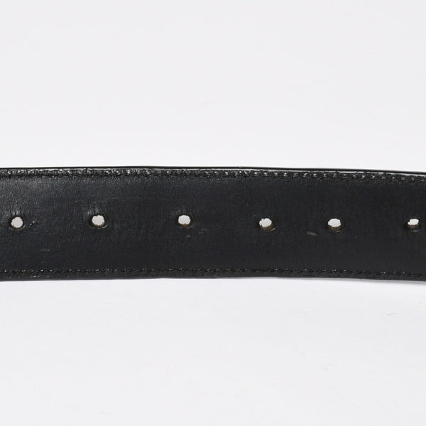 CHROME HEARTS クロムハーツ BLT ROLLER 3PC ローラーベルト サイズ40 ブラック レザー シルバー925 美品 中古 4a009357