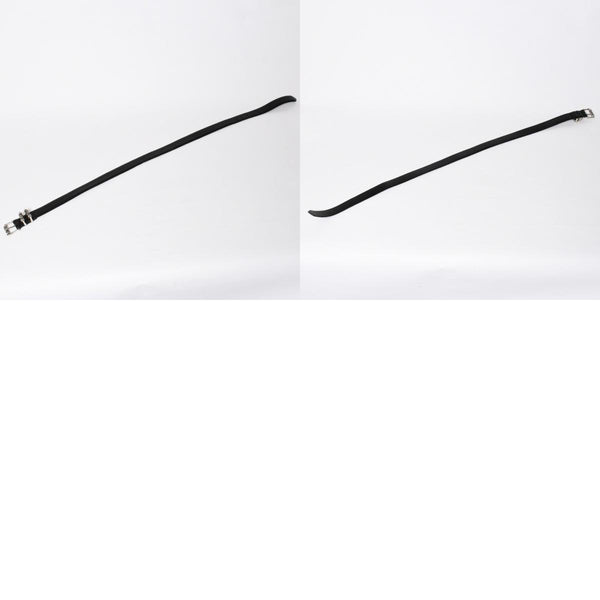 CHROME HEARTS クロムハーツ BLT ROLLER 3PC ローラーベルト サイズ40 ブラック レザー シルバー925 美品 中古 4a009357