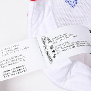 新品同様品 CHROME HEARTS クロムハーツ キャップ キングオブタコ 4th of July トラッカーキャップ 帽子 レッド ホワイト ブルー 中古 4a009339