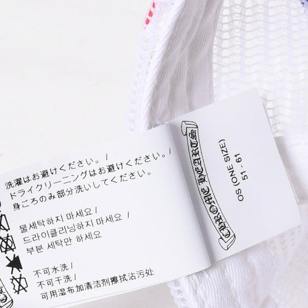 新品同様品 CHROME HEARTS クロムハーツ キャップ キングオブタコ 4th of July トラッカーキャップ 帽子 レッド ホワイト ブルー 中古 4a009339