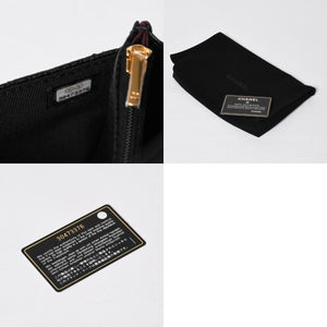 新品同様 CHANEL シャネル チェーンウォレット 長財布 30番台 ココマーク キャビアスキン ブラック ゴールド金具 中古 4a009245