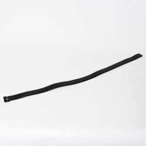 極美品 CHROME HEARTS クロムハーツ 1.5 BELT STRAP 1.5インチ レザーベルトストラップ サイズ34 ホースシュー シルバー925 中古 4a009247