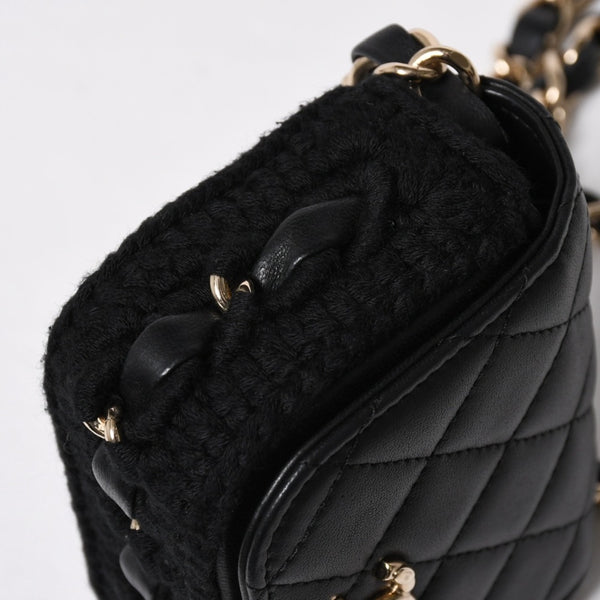 Very good condition CHANEL French Riviera Matelasse chain chain shoulder bag 19 series here mark A66801 silver hardware used 4a009146
