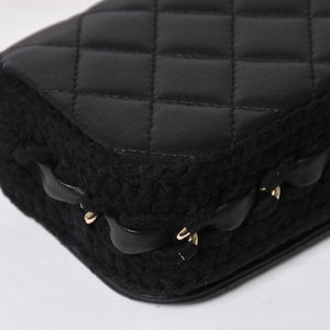 Very good condition CHANEL French Riviera Matelasse chain chain shoulder bag 19 series here mark A66801 silver hardware used 4a009146