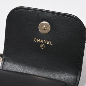 Very good condition CHANEL French Riviera Matelasse chain chain shoulder bag 19 series here mark A66801 silver hardware used 4a009146