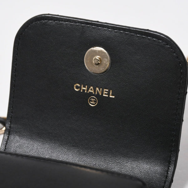 Very good condition CHANEL French Riviera Matelasse chain chain shoulder bag 19 series here mark A66801 silver hardware used 4a009146