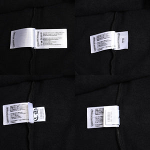 New and unused CHROME HEARTS Logo zip up hoodie Dagger zip Cotton Silver 925 Black White Size M Used 4a009260